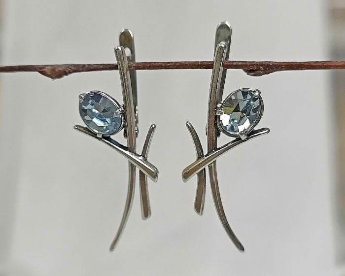 Earrings "Stroke"