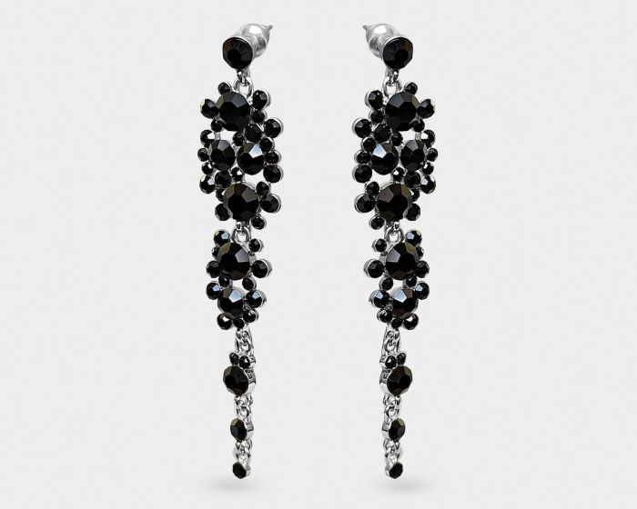 Earrings with Czech crystals