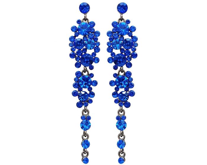 Earrings with Czech crystals