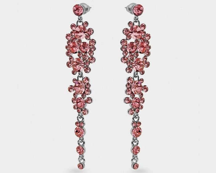 Earrings with Czech crystals