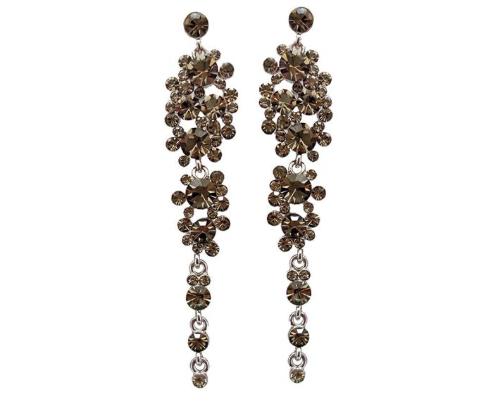 Earrings with Czech crystals