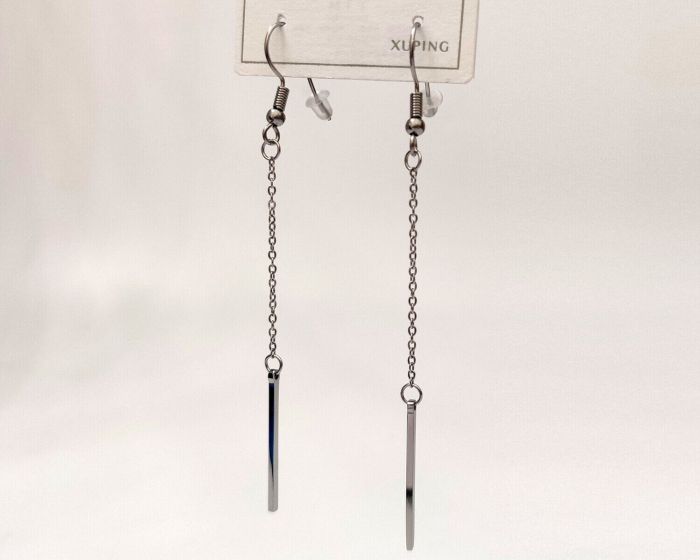 Steel earrings