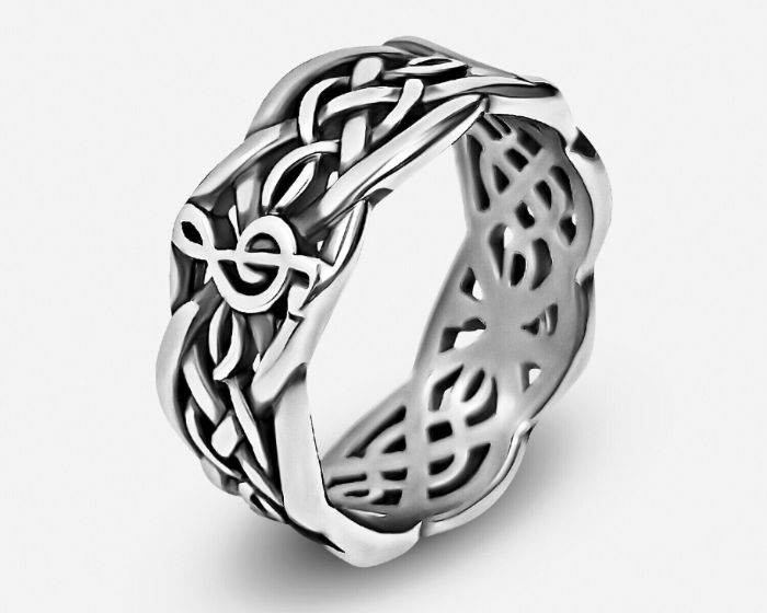 Men's steel ring