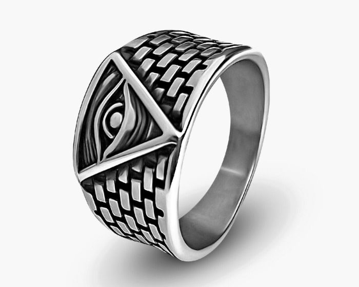 Men's steel ring