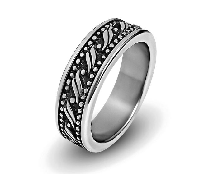 Men's steel ring