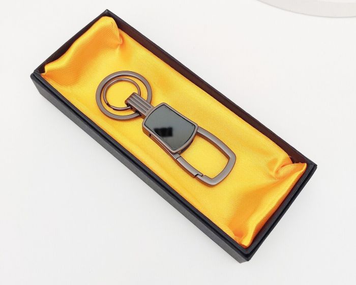 Keychain with carabiner in a box