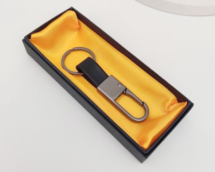 Keychain with carabiner in a box