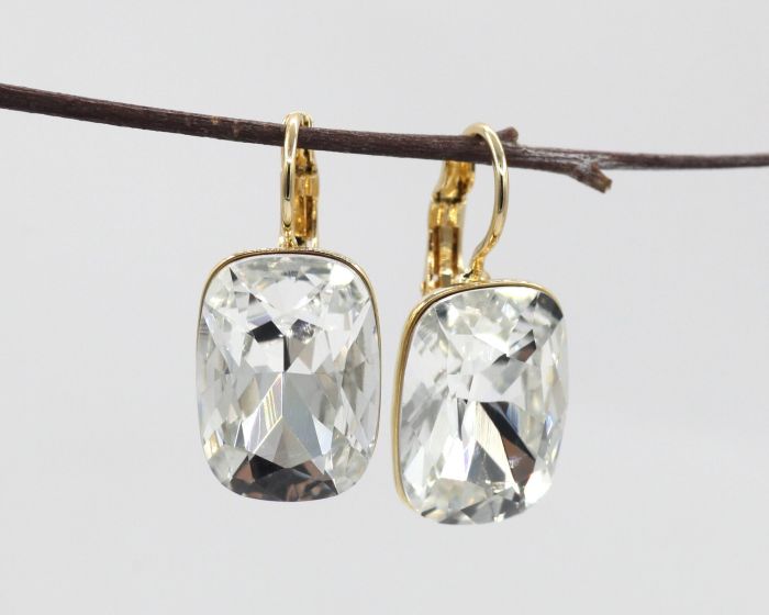 Earrings with Czech crystals