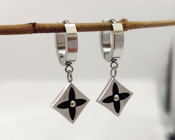 Steel earrings