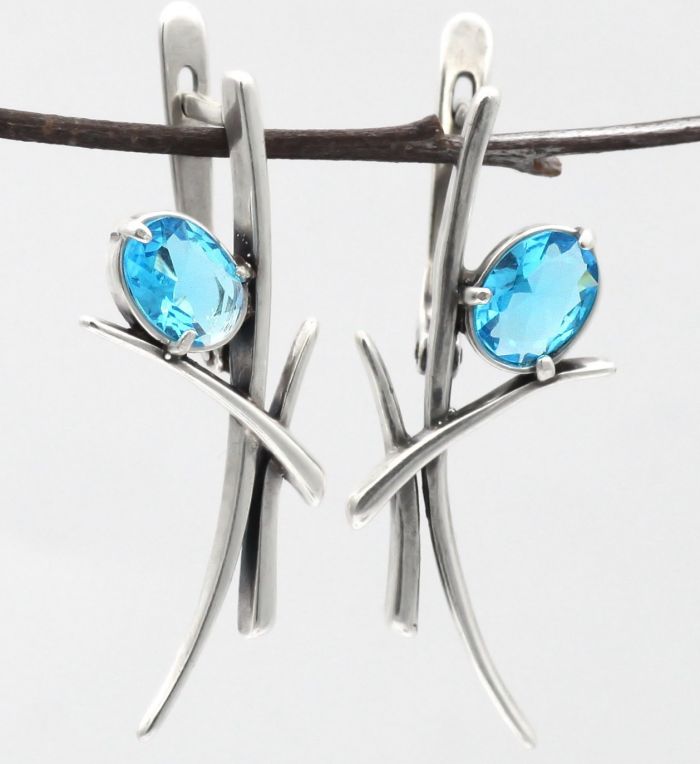 Earrings "Stroke"