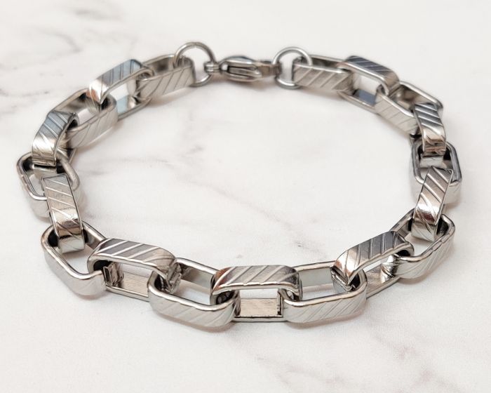 Steel bracelet