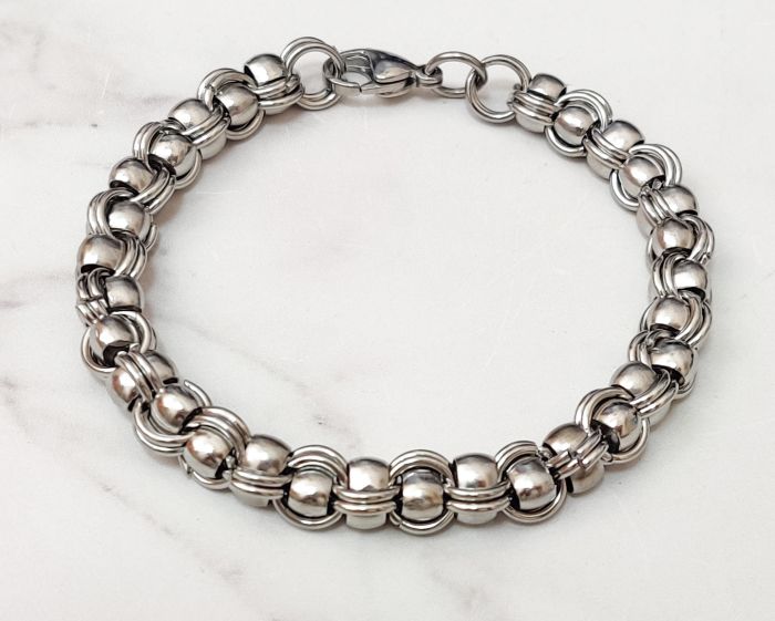 Steel bracelet