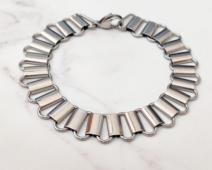 Steel bracelet